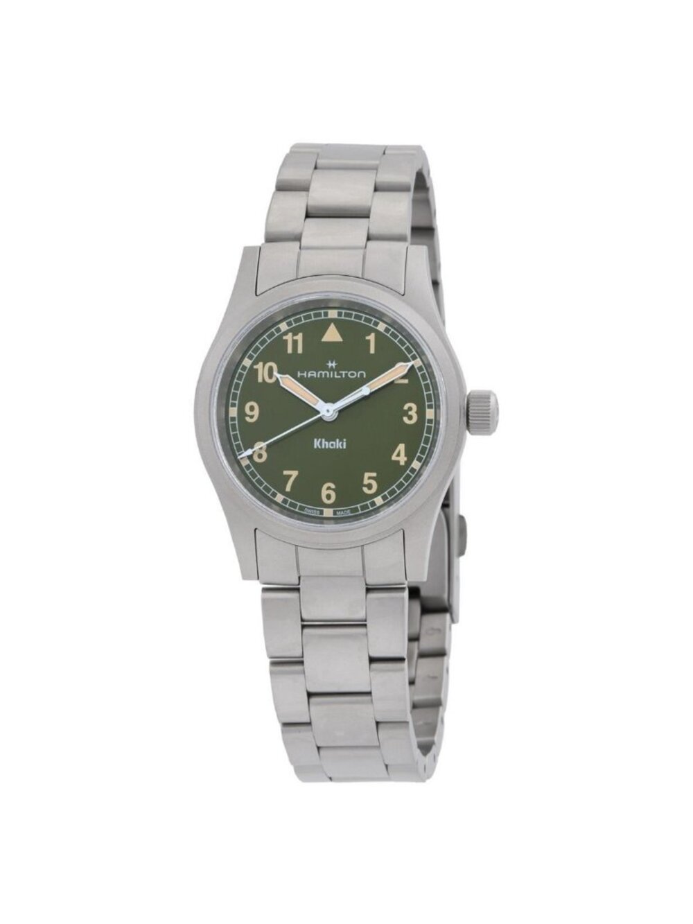 NWT Hamilton Quartz Green Dial Ladies Watch